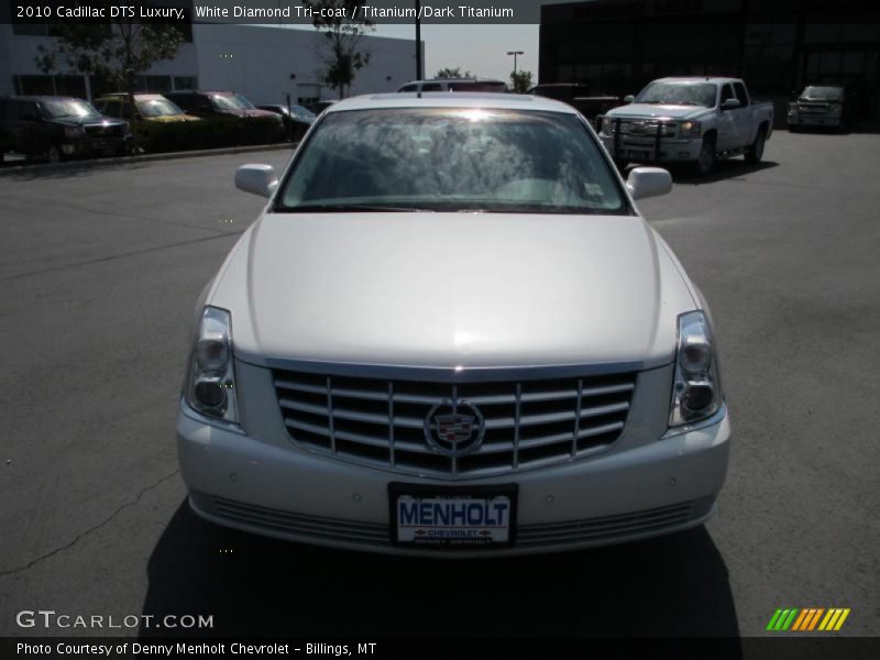 White Diamond Tri-coat / Titanium/Dark Titanium 2010 Cadillac DTS Luxury