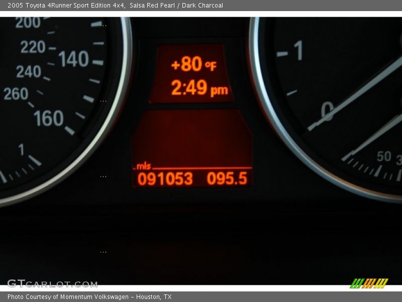 Salsa Red Pearl / Dark Charcoal 2005 Toyota 4Runner Sport Edition 4x4