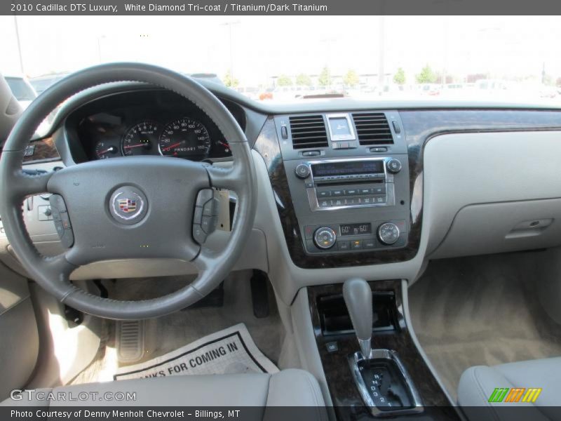 White Diamond Tri-coat / Titanium/Dark Titanium 2010 Cadillac DTS Luxury