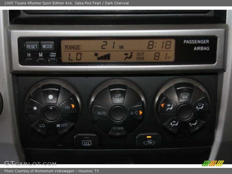 Salsa Red Pearl / Dark Charcoal 2005 Toyota 4Runner Sport Edition 4x4