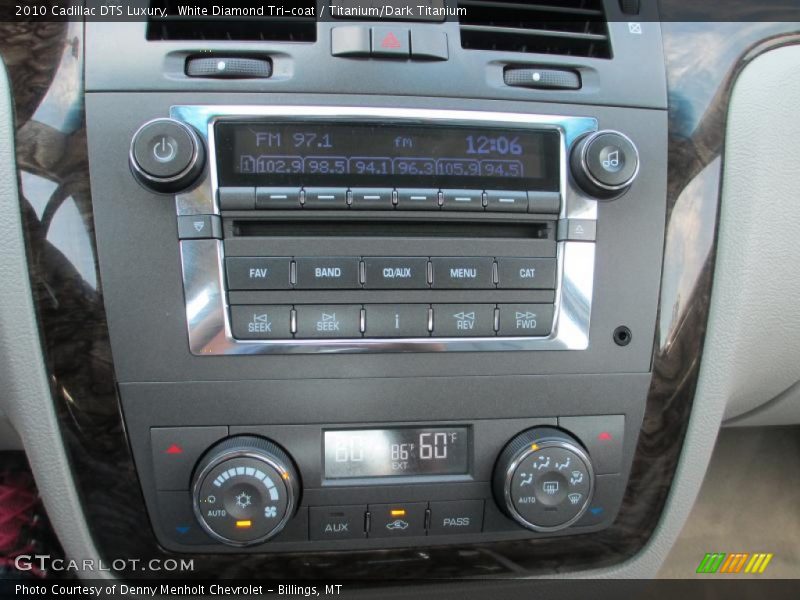 White Diamond Tri-coat / Titanium/Dark Titanium 2010 Cadillac DTS Luxury