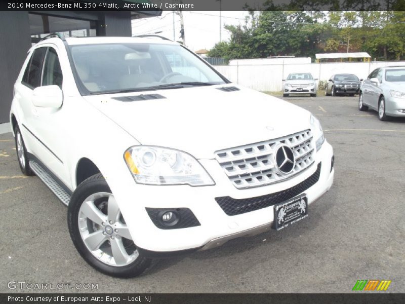 Arctic White / Cashmere 2010 Mercedes-Benz ML 350 4Matic