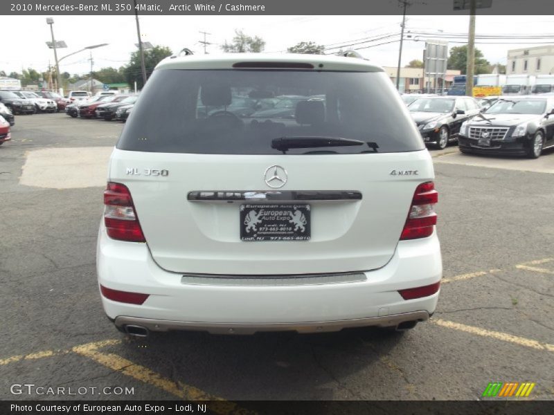 Arctic White / Cashmere 2010 Mercedes-Benz ML 350 4Matic
