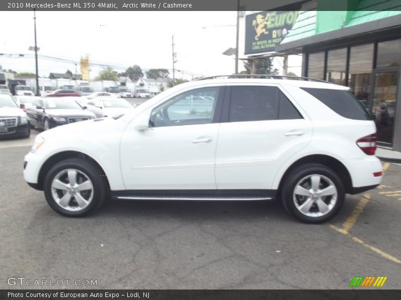 Arctic White / Cashmere 2010 Mercedes-Benz ML 350 4Matic