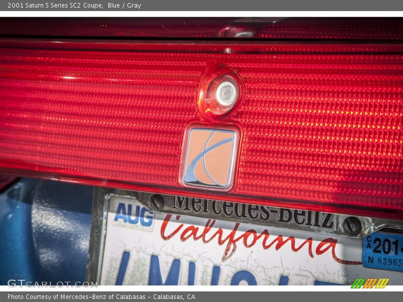 Blue / Gray 2001 Saturn S Series SC2 Coupe