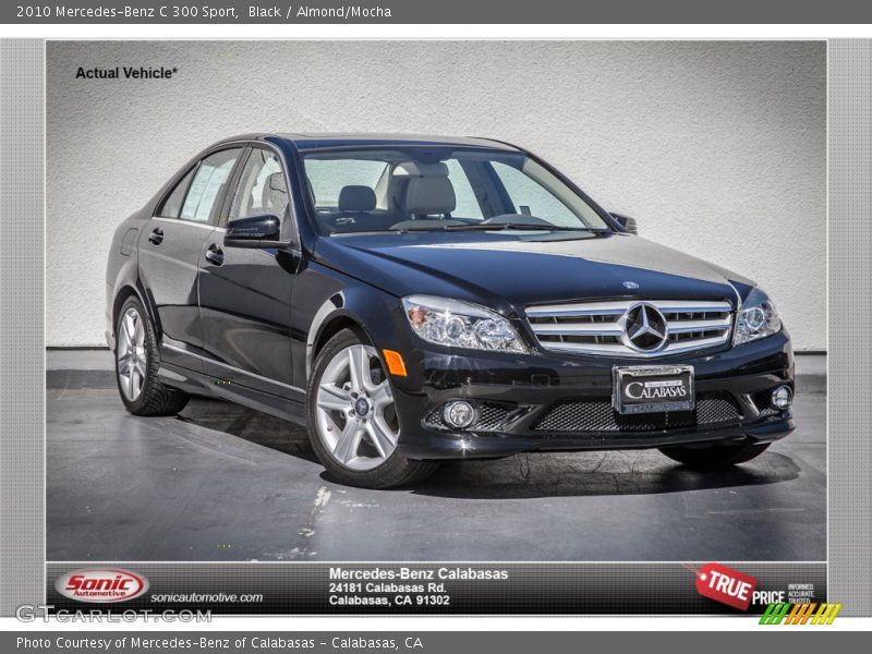 Black / Almond/Mocha 2010 Mercedes-Benz C 300 Sport