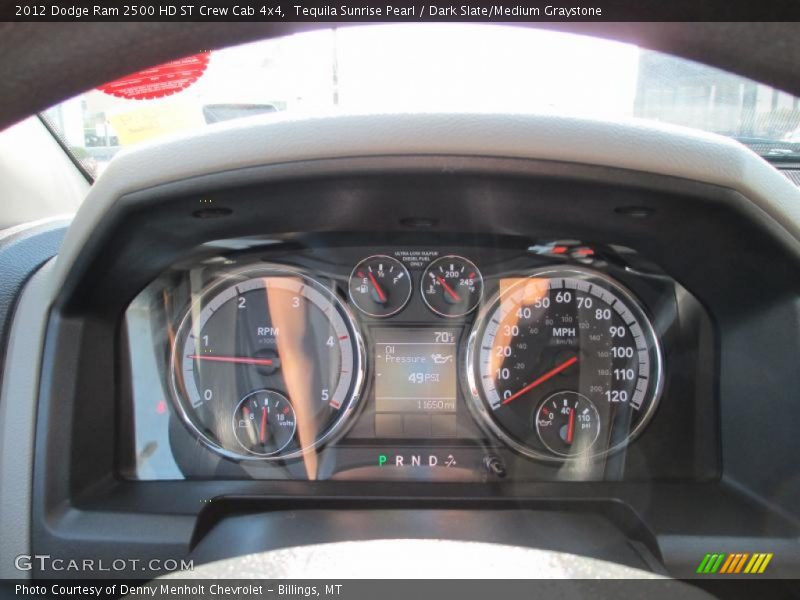 Tequila Sunrise Pearl / Dark Slate/Medium Graystone 2012 Dodge Ram 2500 HD ST Crew Cab 4x4