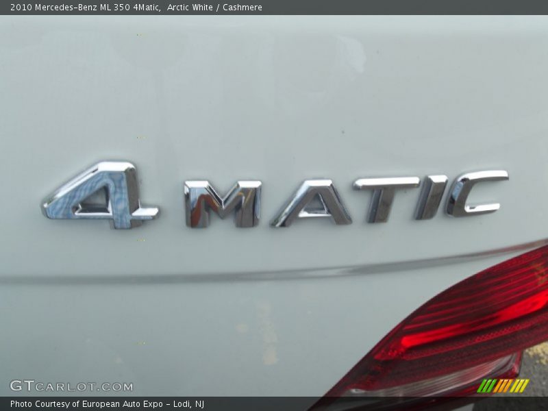 Arctic White / Cashmere 2010 Mercedes-Benz ML 350 4Matic