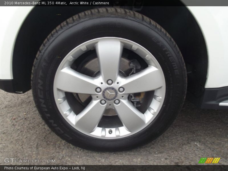 Arctic White / Cashmere 2010 Mercedes-Benz ML 350 4Matic