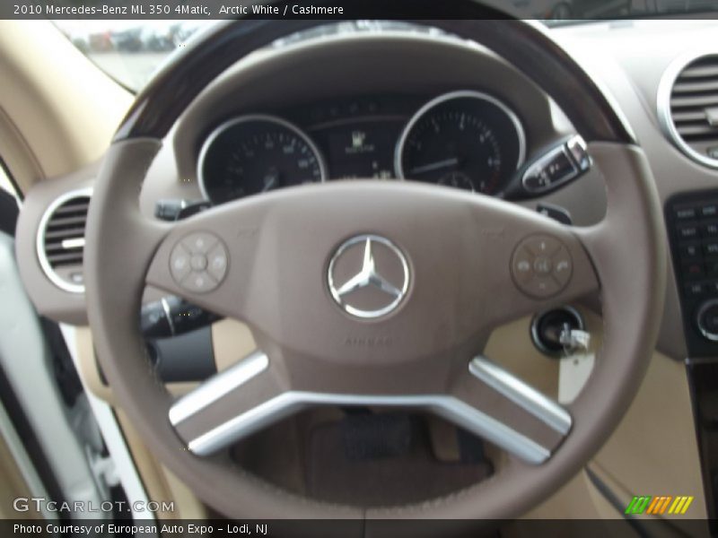 Arctic White / Cashmere 2010 Mercedes-Benz ML 350 4Matic