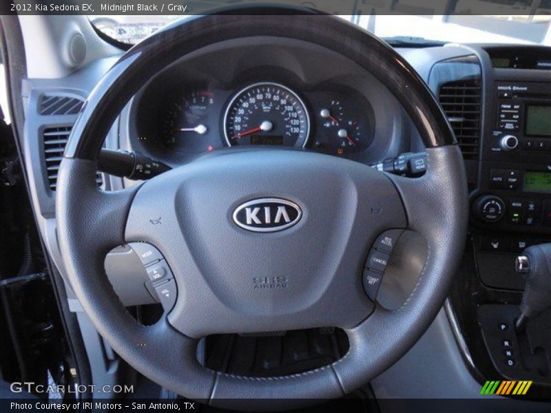Midnight Black / Gray 2012 Kia Sedona EX