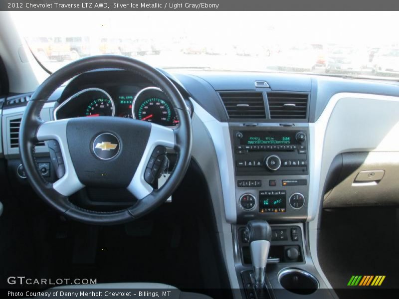 Silver Ice Metallic / Light Gray/Ebony 2012 Chevrolet Traverse LTZ AWD