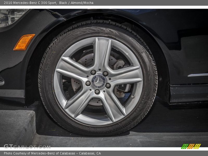 Black / Almond/Mocha 2010 Mercedes-Benz C 300 Sport