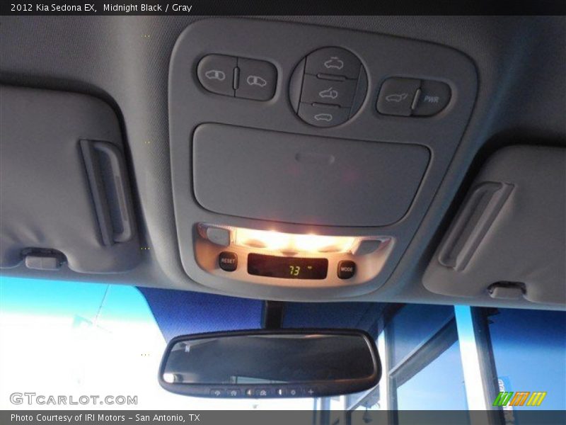 Midnight Black / Gray 2012 Kia Sedona EX