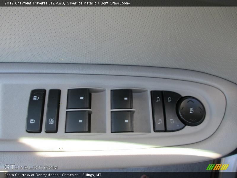 Silver Ice Metallic / Light Gray/Ebony 2012 Chevrolet Traverse LTZ AWD