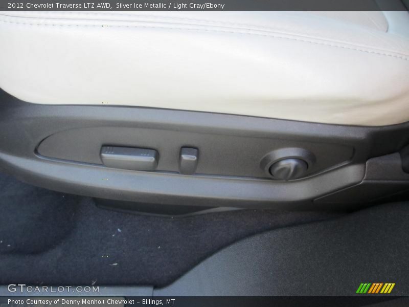 Silver Ice Metallic / Light Gray/Ebony 2012 Chevrolet Traverse LTZ AWD