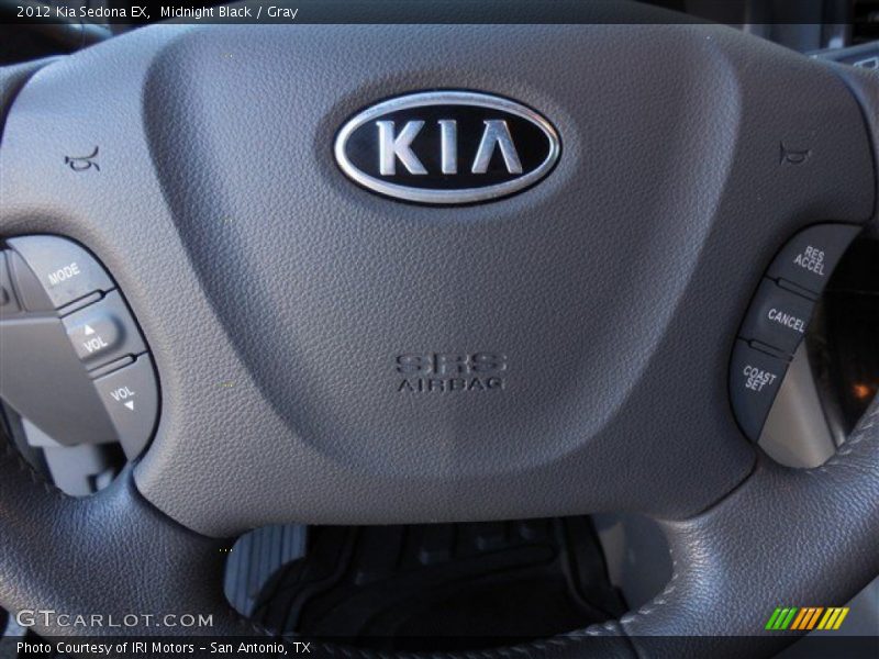 Midnight Black / Gray 2012 Kia Sedona EX