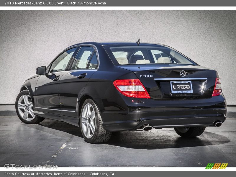 Black / Almond/Mocha 2010 Mercedes-Benz C 300 Sport
