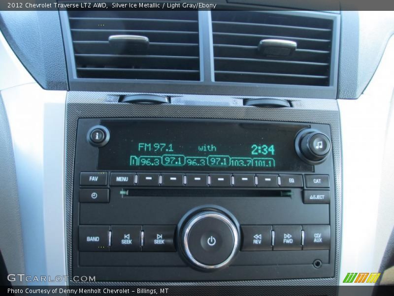 Silver Ice Metallic / Light Gray/Ebony 2012 Chevrolet Traverse LTZ AWD
