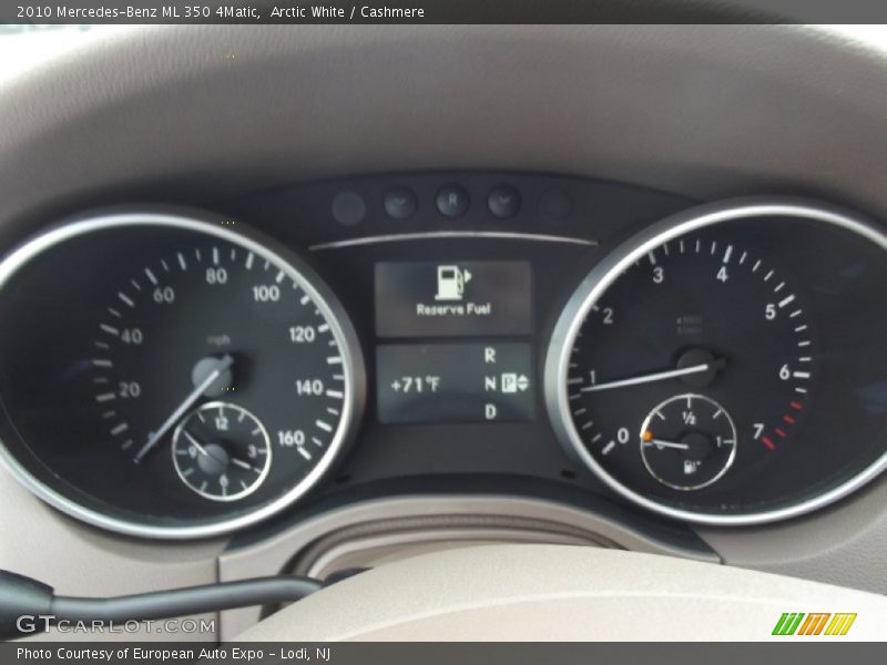 Arctic White / Cashmere 2010 Mercedes-Benz ML 350 4Matic