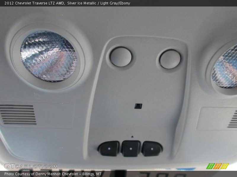 Silver Ice Metallic / Light Gray/Ebony 2012 Chevrolet Traverse LTZ AWD