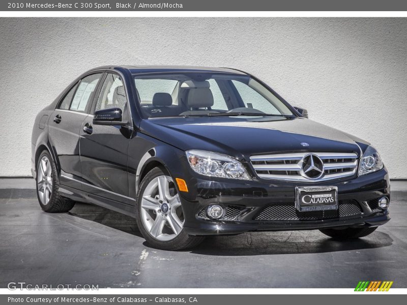 Black / Almond/Mocha 2010 Mercedes-Benz C 300 Sport