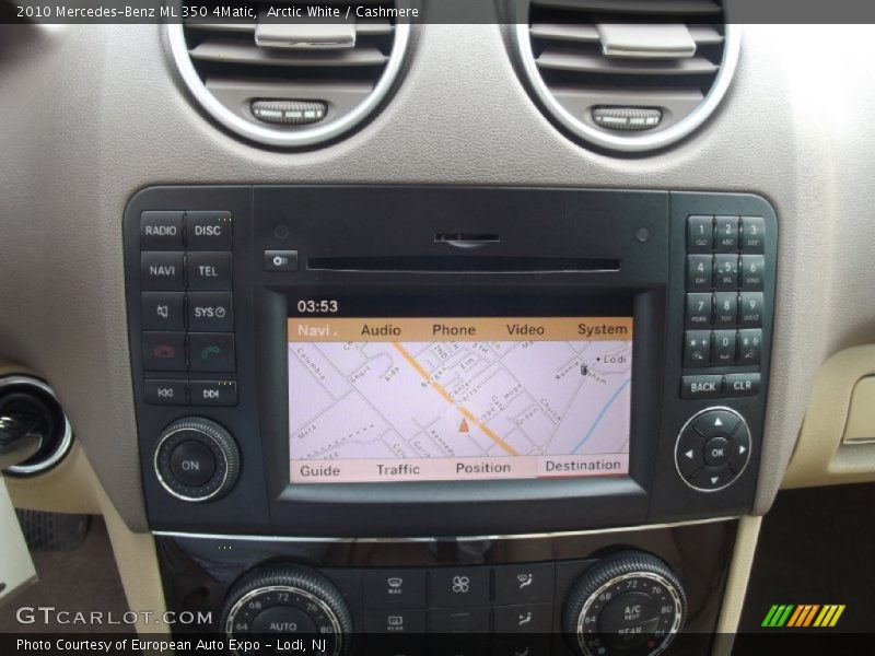 Arctic White / Cashmere 2010 Mercedes-Benz ML 350 4Matic