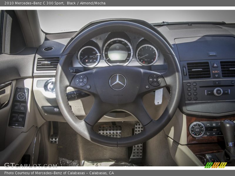 Black / Almond/Mocha 2010 Mercedes-Benz C 300 Sport