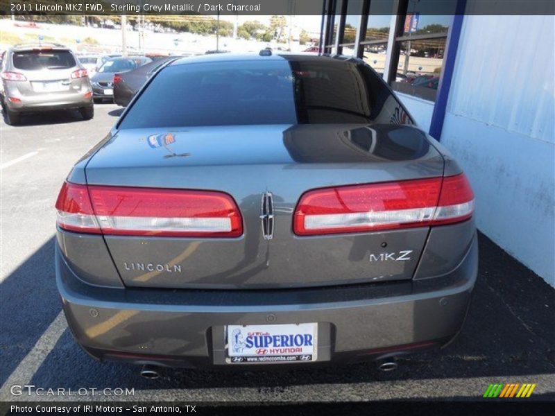 Sterling Grey Metallic / Dark Charcoal 2011 Lincoln MKZ FWD