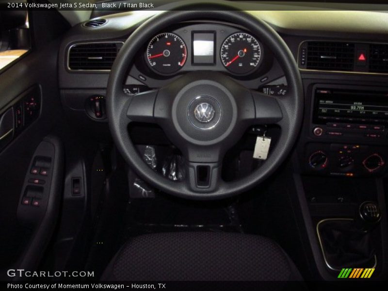 Black / Titan Black 2014 Volkswagen Jetta S Sedan
