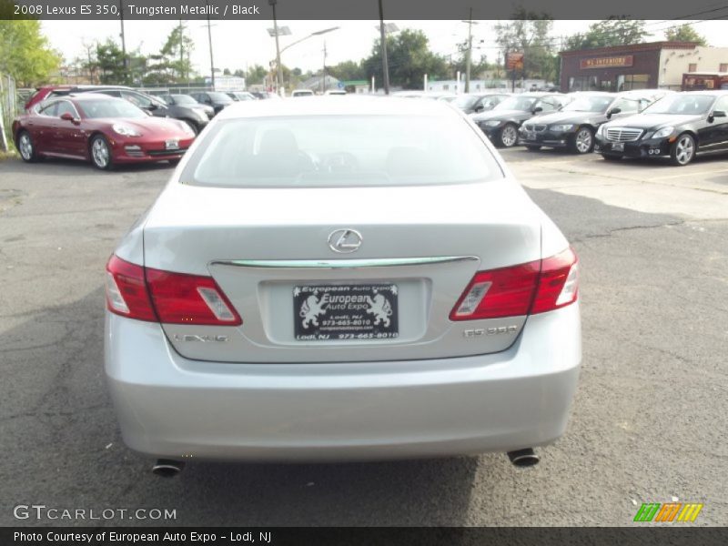 Tungsten Metallic / Black 2008 Lexus ES 350
