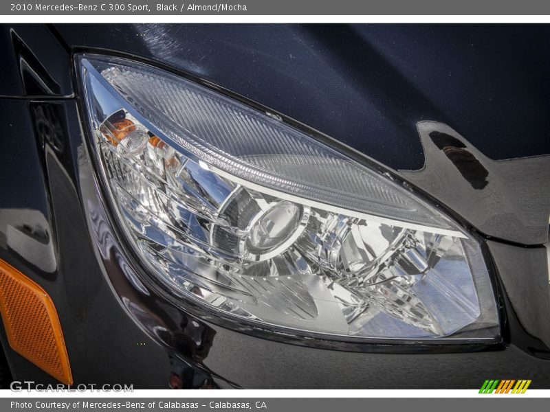 Black / Almond/Mocha 2010 Mercedes-Benz C 300 Sport