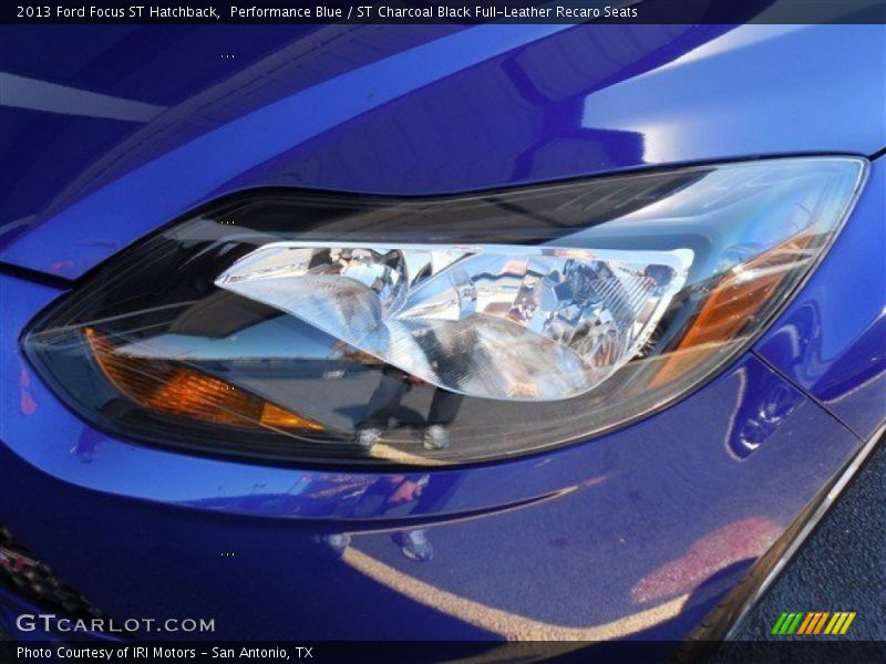 Performance Blue / ST Charcoal Black Full-Leather Recaro Seats 2013 Ford Focus ST Hatchback