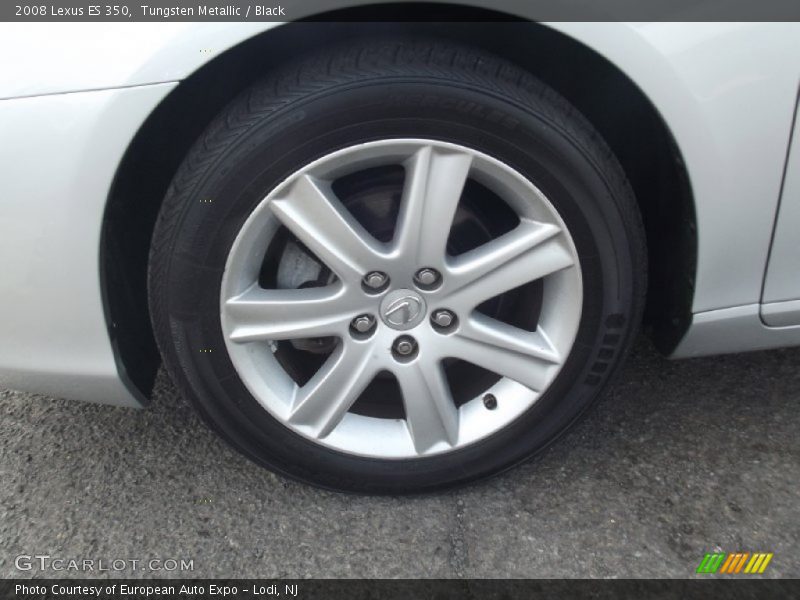 Tungsten Metallic / Black 2008 Lexus ES 350