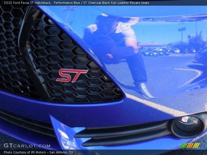 Performance Blue / ST Charcoal Black Full-Leather Recaro Seats 2013 Ford Focus ST Hatchback