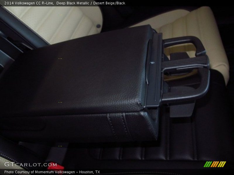 Deep Black Metallic / Desert Beige/Black 2014 Volkswagen CC R-Line