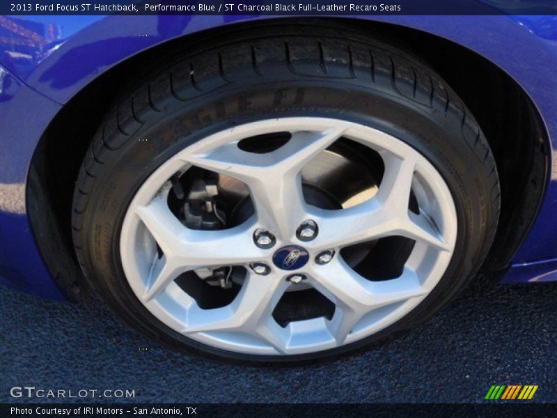 Performance Blue / ST Charcoal Black Full-Leather Recaro Seats 2013 Ford Focus ST Hatchback