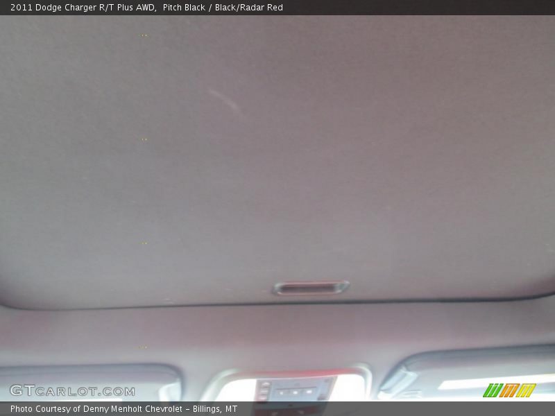 Pitch Black / Black/Radar Red 2011 Dodge Charger R/T Plus AWD