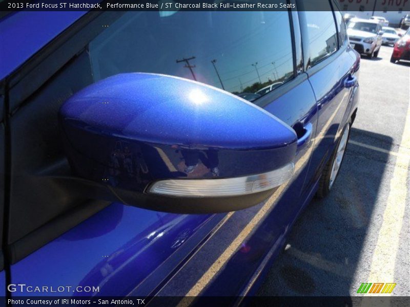 Performance Blue / ST Charcoal Black Full-Leather Recaro Seats 2013 Ford Focus ST Hatchback