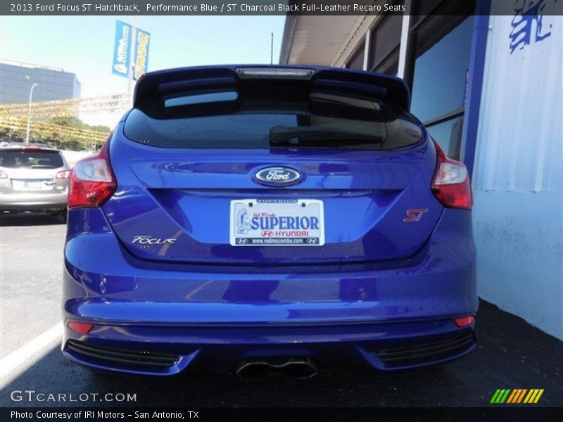Performance Blue / ST Charcoal Black Full-Leather Recaro Seats 2013 Ford Focus ST Hatchback