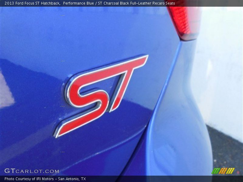 Performance Blue / ST Charcoal Black Full-Leather Recaro Seats 2013 Ford Focus ST Hatchback
