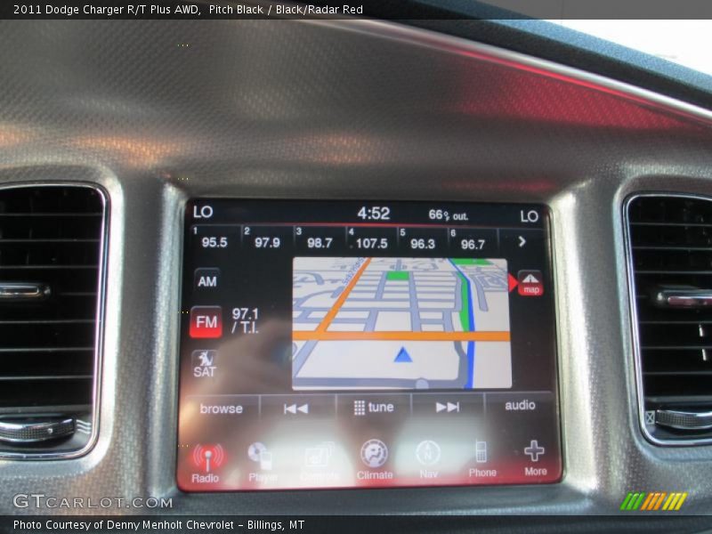 Pitch Black / Black/Radar Red 2011 Dodge Charger R/T Plus AWD