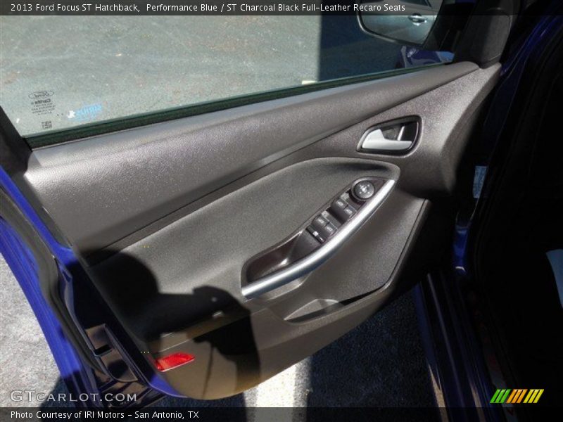 Performance Blue / ST Charcoal Black Full-Leather Recaro Seats 2013 Ford Focus ST Hatchback