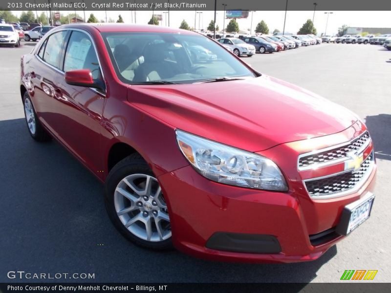 Crystal Red Tintcoat / Jet Black/Titanium 2013 Chevrolet Malibu ECO