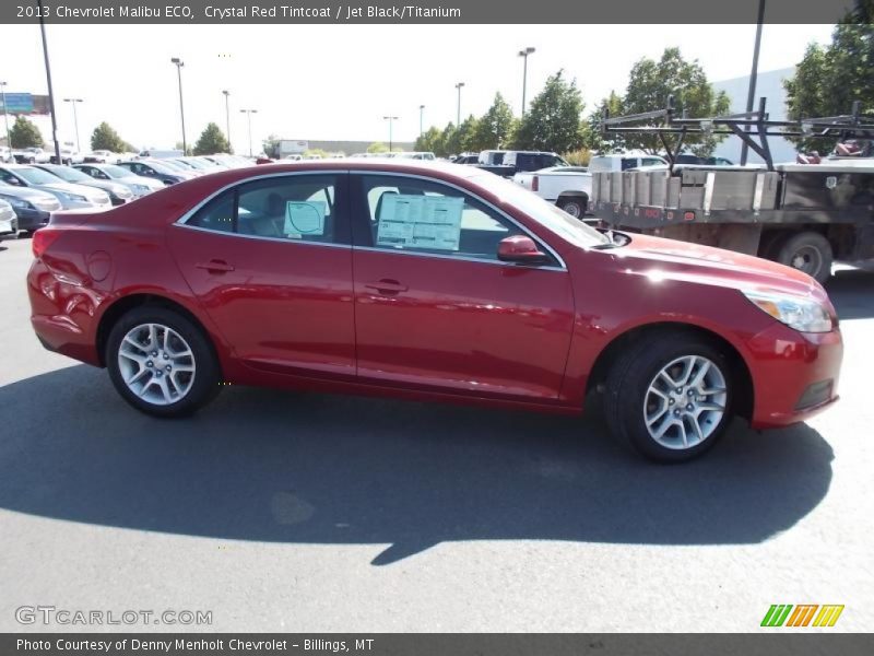 Crystal Red Tintcoat / Jet Black/Titanium 2013 Chevrolet Malibu ECO