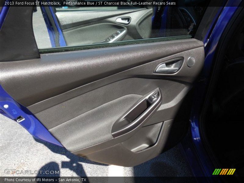 Performance Blue / ST Charcoal Black Full-Leather Recaro Seats 2013 Ford Focus ST Hatchback