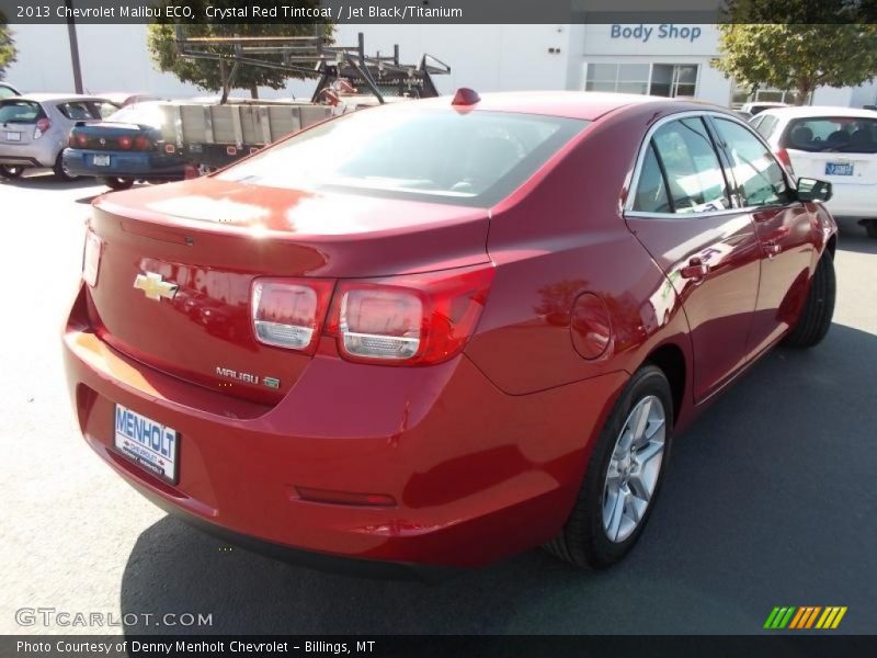 Crystal Red Tintcoat / Jet Black/Titanium 2013 Chevrolet Malibu ECO
