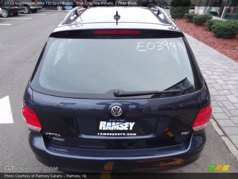 Blue Graphite Metallic / Titan Black 2010 Volkswagen Jetta TDI SportWagen