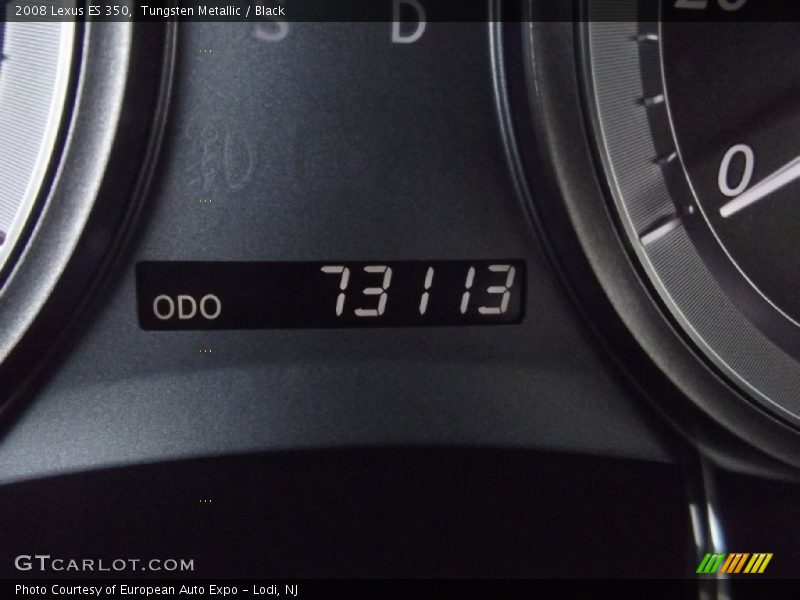 Tungsten Metallic / Black 2008 Lexus ES 350