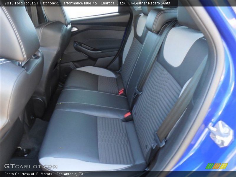 Performance Blue / ST Charcoal Black Full-Leather Recaro Seats 2013 Ford Focus ST Hatchback